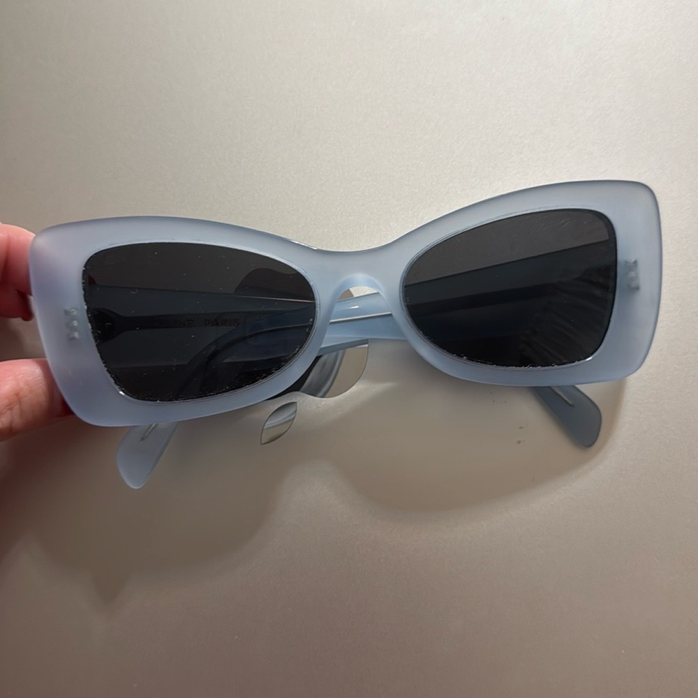 Baby blue cat eye Celine authentic sunglasses - Picture 1 of 6